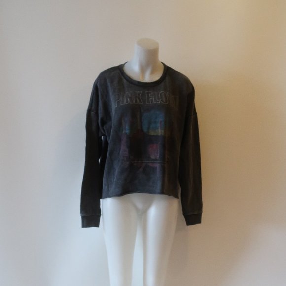 NWT Womens Rock by Junk Food Clothing Collection Gray Pink Floyd Sweatshirt XL * - Picture 7 of 13